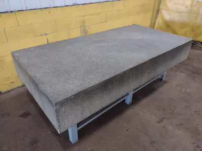 8' X 4' X 14" CHALLENGE PRECISION LAYOUT INSPECTION GRANITE TABLE: STOCK #23785