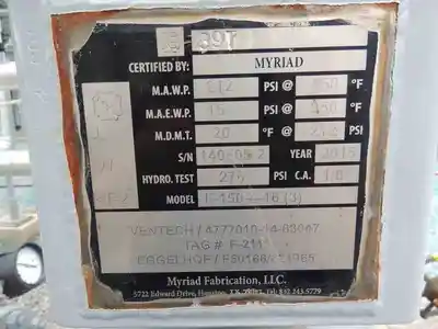 USED MYRIAD FABRICATION F-150-4-16
