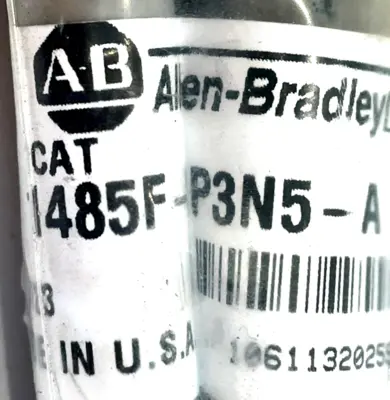 A / B 1485F-P3N5-A 5 PIN MINI FEMALE W/CABLE 3 METERS 1485FP3N5A NEW,SURPLUS