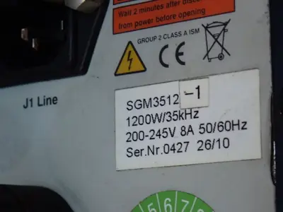 Used TELESONIC ULTRASONICS SGM3512 Ultrasonic Generators Ohio US | HGR 24 #801945