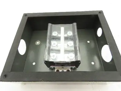 Electrical Enclosure w/Idec Power Distribution Contact Block 200A 600V Lot of 5