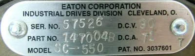 NEW EATON SC-550 MOTOR CLUTCH 147004B 90VDC 71DCA SC550