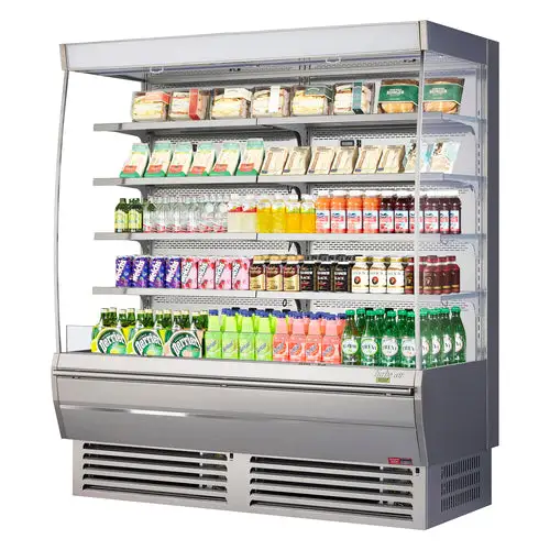 Turbo Air TOM-72DXS-N 68 3/4" Vertical Open Air Cooler w/ (5) Levels, 220v/1ph