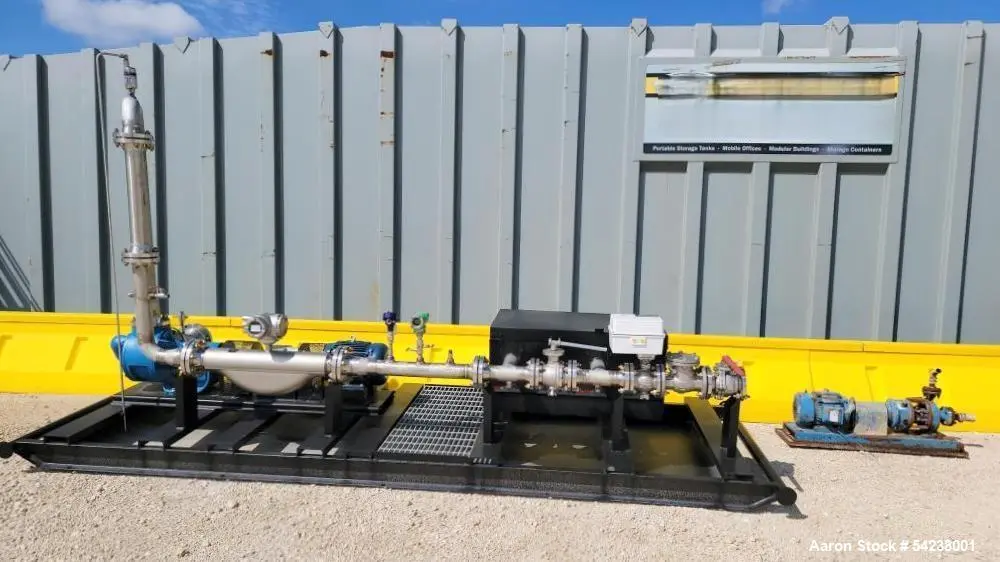 Unused LACT Hydraulic Pump Unit | 200 GPM @ 45 PSI | Viking Q4127A Pump | 10 HP Motor | 3” Stainless Piping | Static Mixer, Valves & Meter | Skid-Mounted | Built 2021