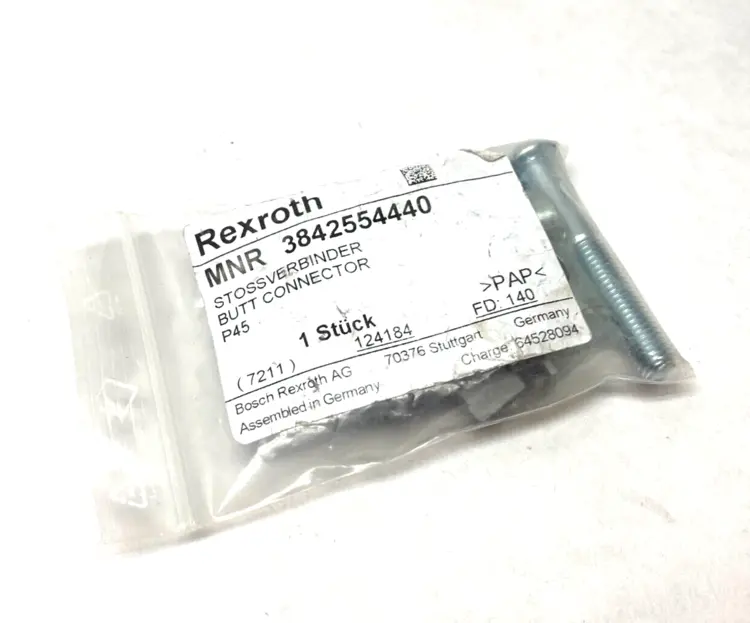 New | in-Stock BOSCH REXROTH BUTT CONNECTOR Connector Accessories | Maverick Industrial Sales #1108152