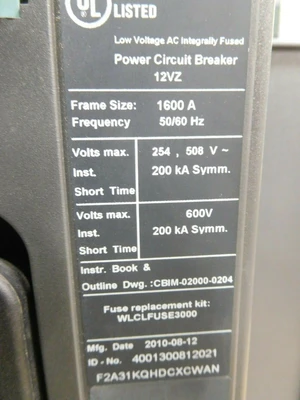 Used Siemens WLF2A316 Circuit Breakers Ohio US | Equipment Recovery Corp. #1330580