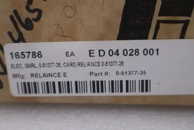 NEW IN BOX RELIANCE ELECTRIC 0-51377-35 NSMP STOCK G188