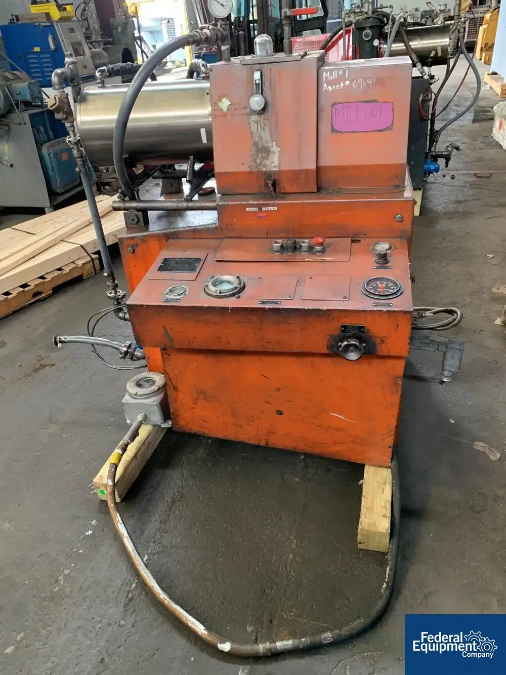 USED Premier Premier HM-5 SuperMill Media Mill, C/S, 20 HP