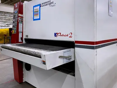 Used 2013 MIDWEST SANDRIGHT P2575MDB Wide Belt Sanders Illinois US | Machine Factory Outlet #1264365