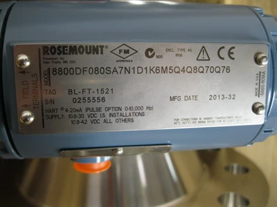 NEW Rosemount 8800 DF080SA7N1D1K6M5Q4Q8Q70Q76