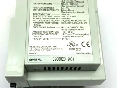 USED KEYENCE EXPANDABLE AREA SENSOR CONTROLLER