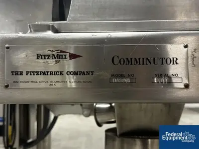 USED Fitzpatrick Fitzpatrick D6 Fitzmill Auger Feed