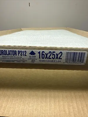 New | in-Stock PUROLATOR P312-STD2 16X25X2 Filters Ohio US | Surplus Asset Holdings #1239315