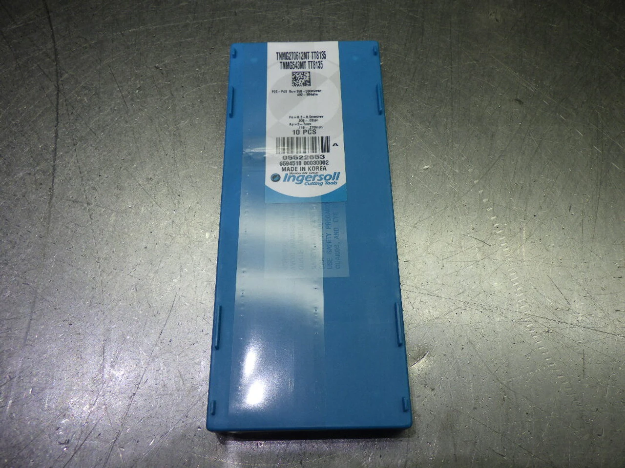 Ingersoll Carbide Inserts QTY10 TNMG270612MT/TMNG543MT TT8135 (LOC2156A)