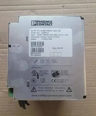 USED PHOENIX CONTACT QUINT-PS-3X400-500AC/24DC/20