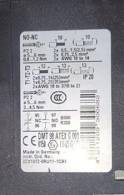 USED SIEMENS 3RU1136-4G80