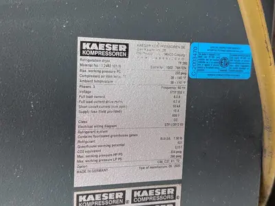Used 2020 KAESER KOMPRESSOREN SE TF 280 Dryers British Columbia CA | Steep Hill Equipment Solutions #1300749