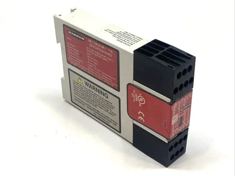 Used Banner Machine Safety Relay Interface Module IP20 24VDC Relays & Switches Michigan US | Maverick Industrial Sales #1397860