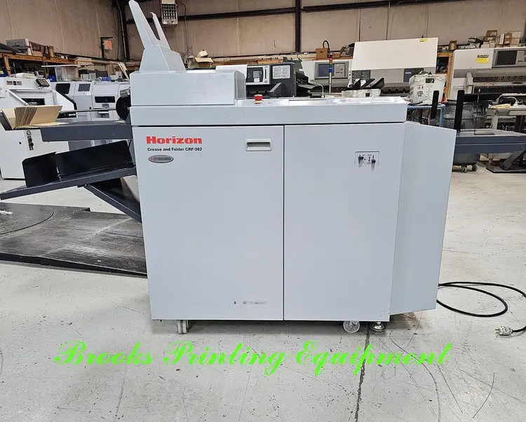 Used 2014 HORIZON CRF-362 Paper Folders North Carolina US | BROOKS PRINTING EQUIPMENT #447076