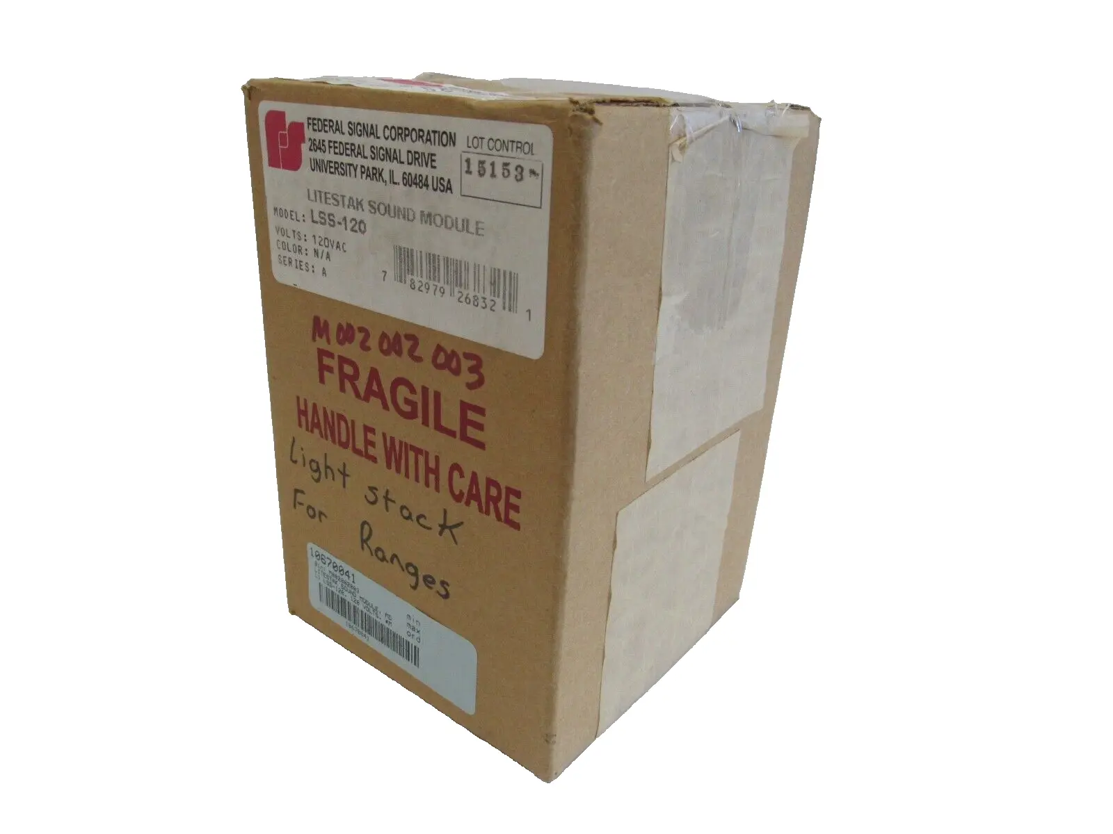 NEW FEDERAL SIGNAL LSS-120 STACK LIGHT BASE LSS120
