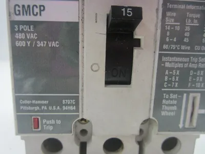 USED Cutler Hammer GMCP Motor Circuit Protector