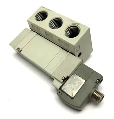 SY5140R-5WOZ | SMC  Solenoid Valve w/5-Port Manifold Base - Used