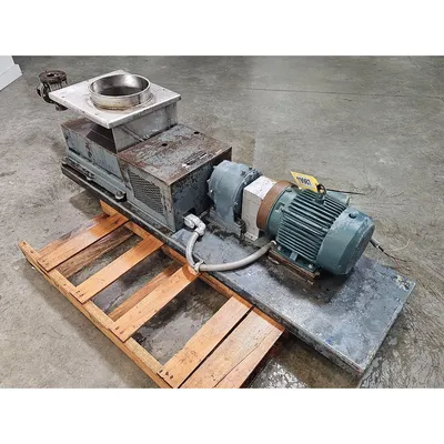 Used 2" Dia. Stainless Steel Vibra Screw Inc Volumetric Feeder