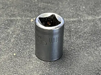 Craftsman USA 11mm 12 Point 3/8" Drive Shallow Socket 44309 G Series