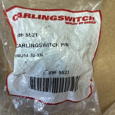 LOT OF CARLINGSWITCH SWITCHES- (2) HM254-73-XN, (3) 2GM54-73-XN, (1) IM254-73-XN