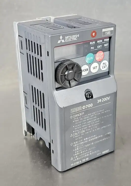 Used MITSUBISHI Mitsubishi FR-D720-0.2K-60 Variable Speed Drives | Palmetto Automation #1151659