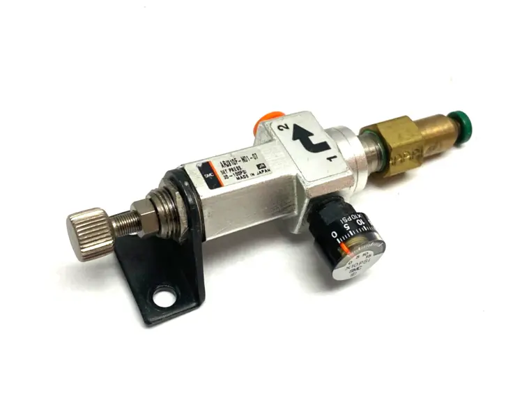 Used SMC Miniature Regulator Tube Out Fitting 30~100psi Air Pressure Regulators Michigan US | Maverick Industrial Sales #1389727