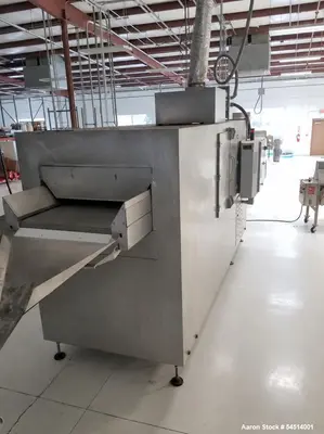 Used American Extrusion International One-Pass Oven Dryer, Model 1P1036SAE – Continuous Stainless Steel Dryer Rated Up to 1,000 Lbs/Hour