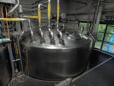 Used FELDMEIER 5000 GALLON MIX Stainless Steel Tanks Oregon US | Ager Tank & Equipment Co. #1456394