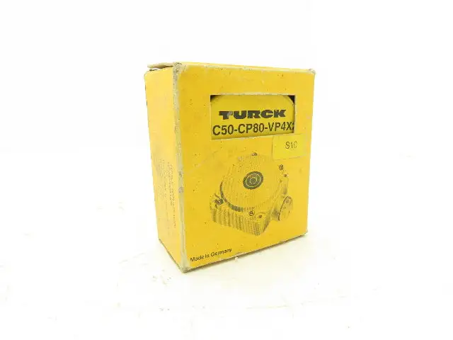 Turck NC50-CP80-VP4X2 Capacitive Sensor 10-65VDC 4-Wire PNP Fine Adjustment