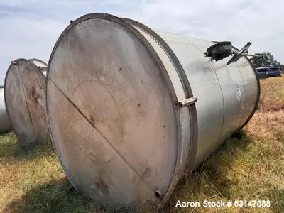 UL Rated Stainless Vertical Tank – 4,250 Gallon Solvent-Grade Vessel