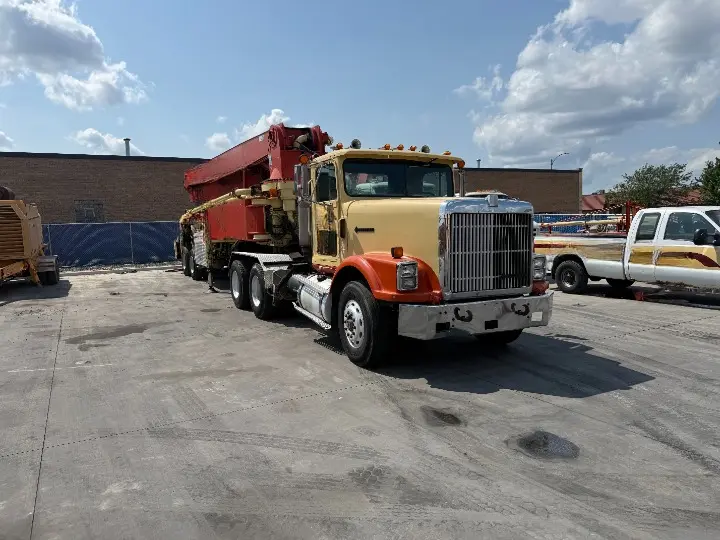 Used 1990 PUTZMEISTER BSS52.16H TRACTOR TRAILER Concrete Pumps Colorado US | Concrete Pump Depot #1393845
