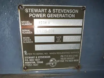 USED 2000 MTU/MARATHON MTU V16 2000 / MARATHON 574RSL4038