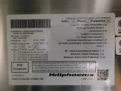 NEW 2014 HILLPHOENIX PT6RRRS