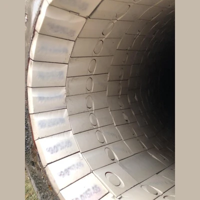 6ft Dia. x 20ft High Ceramic-Lined Cyclones