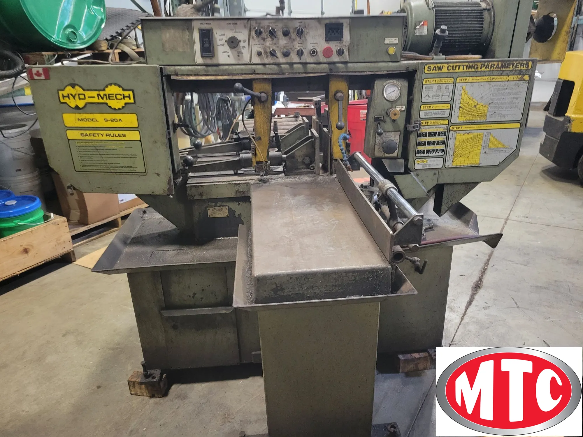 Used HYD-MECH S-20A | Horizontal Band Saws
