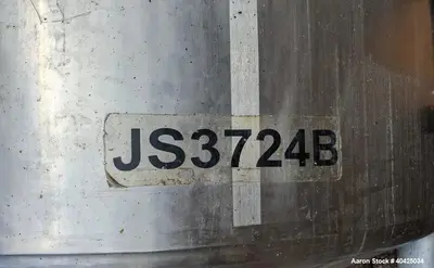 Used DCI Twin Motion Kettle, 3,000 Gallon | 316 Stainless Steel | Jacketed 150 PSI | Twin Agitators with Scrapers | Built 2007 | NB# 6749