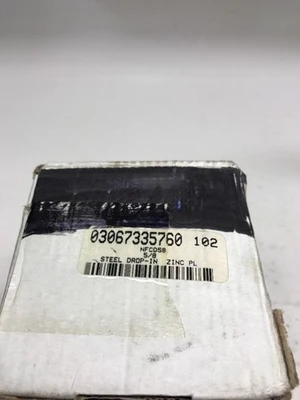 New! Steel Drop Ins 5/8" Zinc PL Qty 19 *Fast Shipping* Warranty!