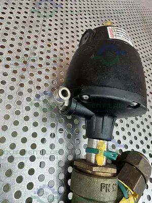 USED GEMU 554/20/D195-1-1-A154 PNEUMATIC ANGLE SEAT GLOBE VALVE