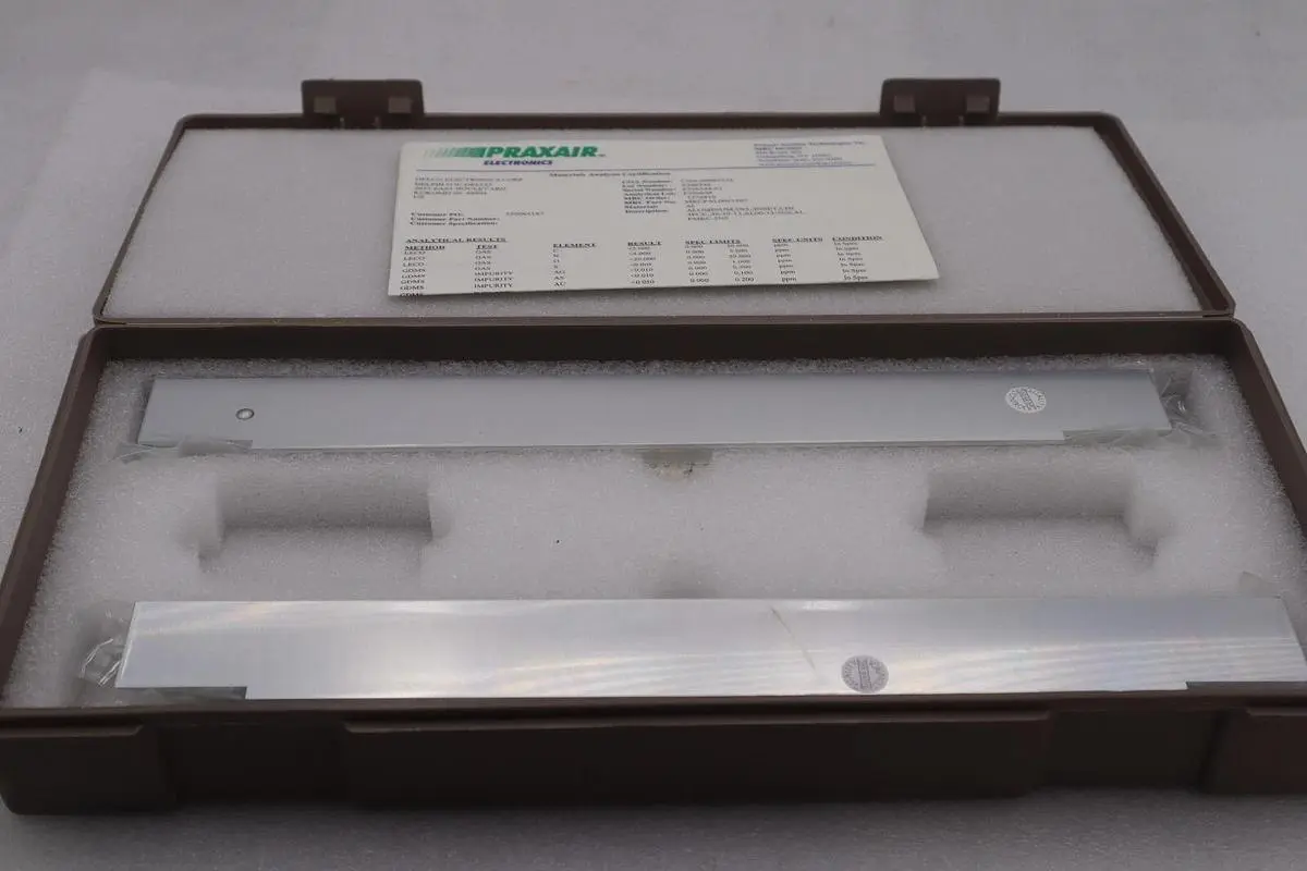 Praxair Electronics MRCFAL0021407 Aluminum, 5n5, Inset, CHI 4PCE New #2673