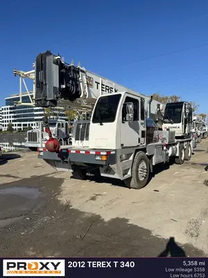 Used 2012 TEREX T 340 Truck-Mounted Cranes California US | Proxy Equipment #1381957