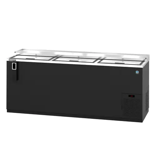 Hoshizaki CC80 80" Forced Air Bottle Cooler - Holds (1150) 12 oz Bottles, Lid Locks, 115v
