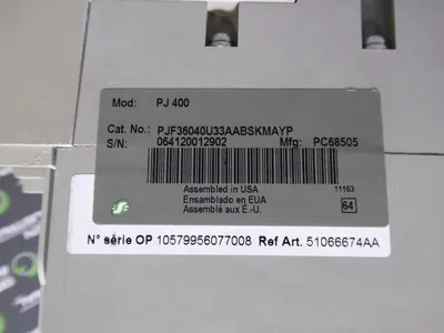 Square D PJF36040U33AABSKMAYP PJ400 PowerPact Circuit Breaker 400A 3 Pole New NIB