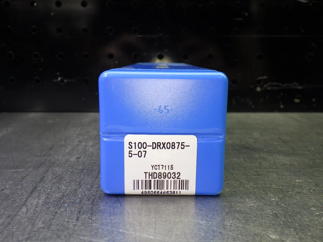 Kyocera .875" Coolant Thru 5xD Drill 1" Shank S100-DRX0875-5-07 (LOC3295)