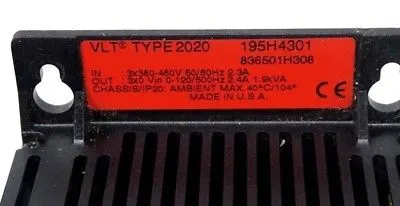 USED DANFOSS VLT 2020