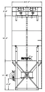 Belgrade 500 BARREL ROUND Portable Split, Silos | Iron Listing (2)